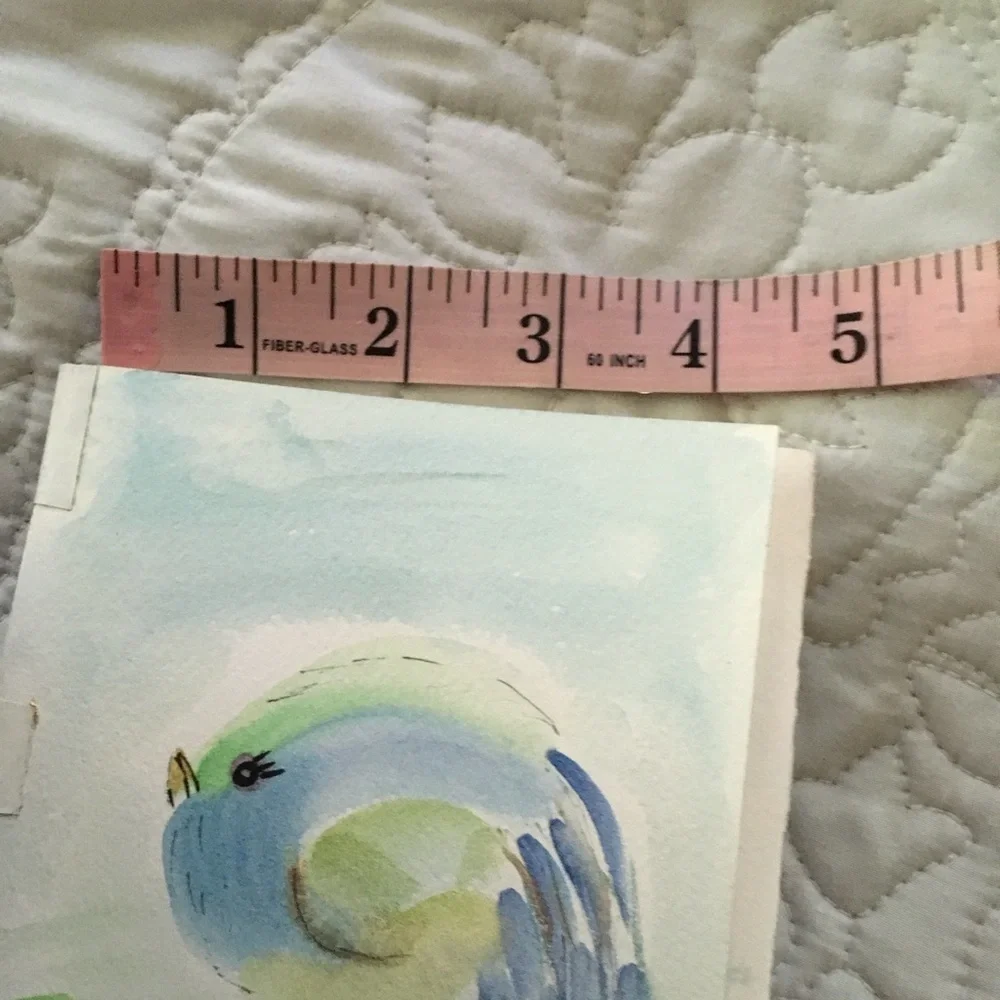 Handmade Watercolor Journal Sketchbook Bird Cover